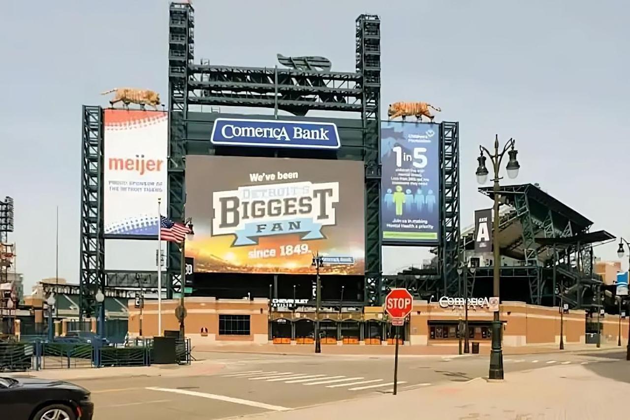 Perfect 1Br In Prime Location & View Of Stadiums Detroit Exterior foto